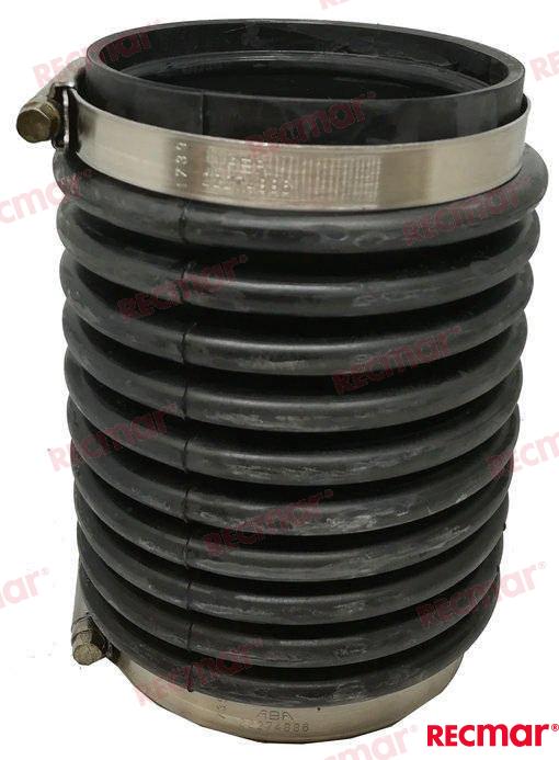 VOLVO PENTA AQ EXHAUST BELOW 876631, 876631/875848