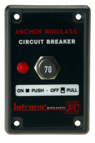 70 AMP THERMAL CIRCUIT BREAKER AND PANEL