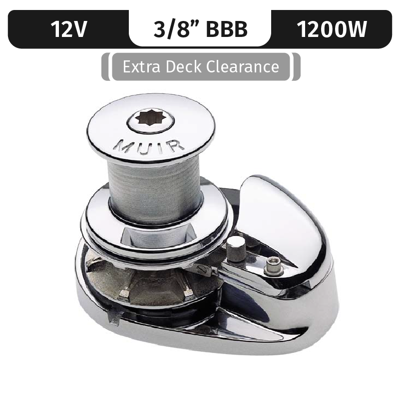 STORM VRC1250, STAINLESS STEEL, 12V, 1200W