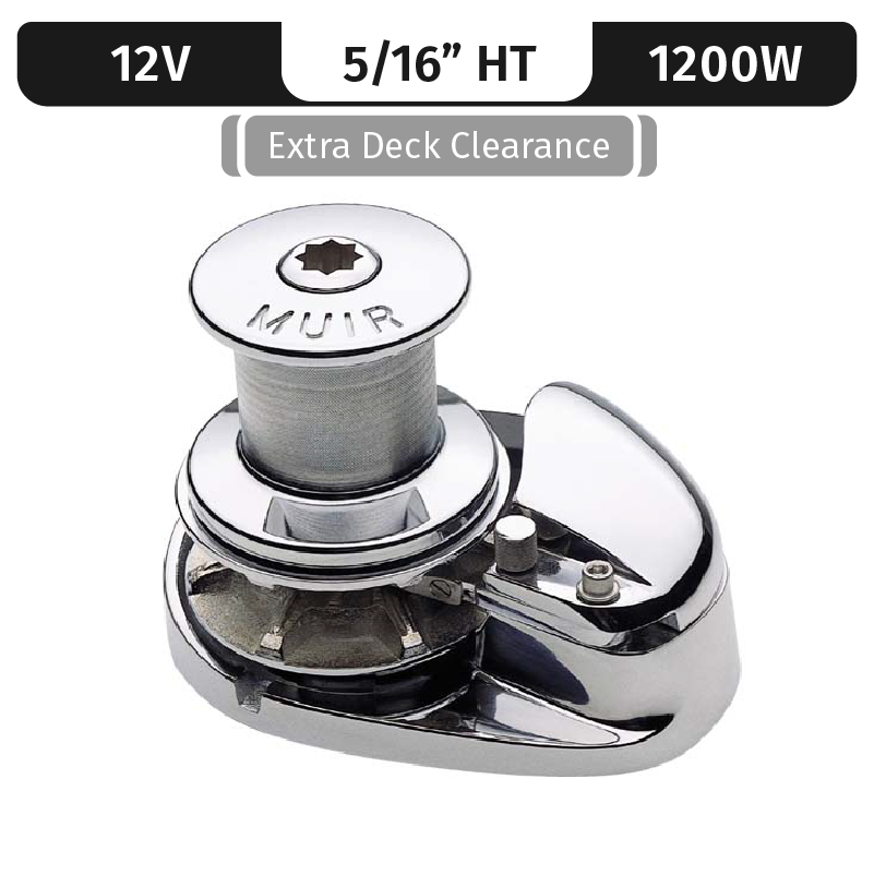 STORM VRC1250, STAINLESS STEEL, 12V, 1200W