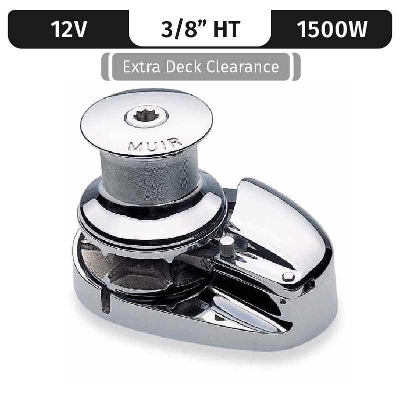 STORM VRC2500, STAINLESS STEEL, 12V, 1500W