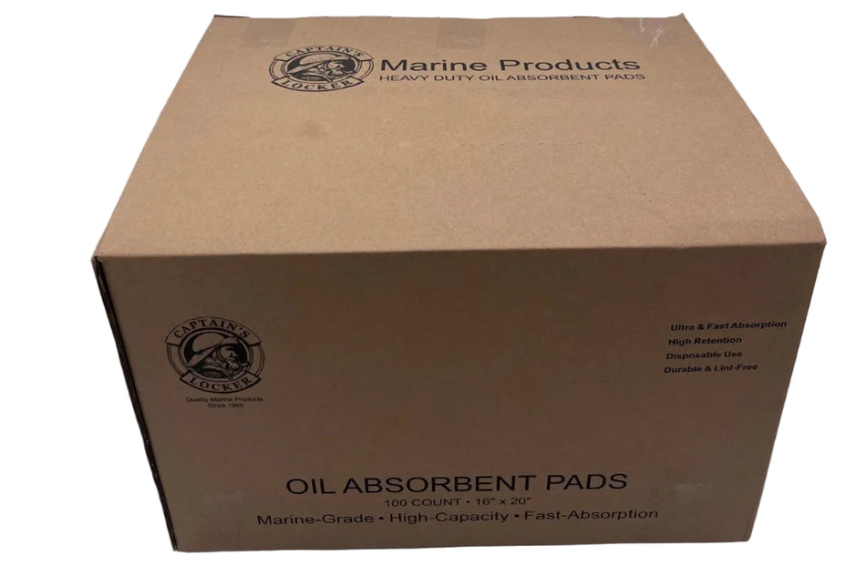 OIL ABSORBANT PADS 15"x20" 100pcs