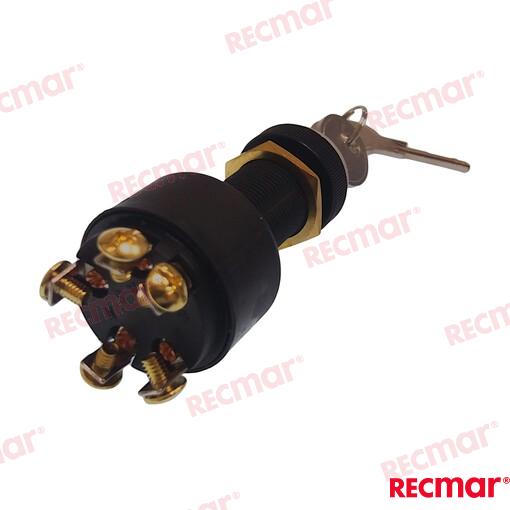IGNITION STARTER SWITCH PLASTIC 5T-3POS | REC386545