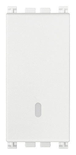 ARKE: 1-MODULE, 1P 10AX 1-WAY SWITCH WHITE