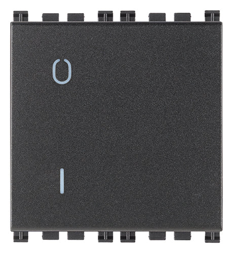 ARKE: 2P 16 AX 1-WAY SWITCH 2M, LIGHTABLE, GREY