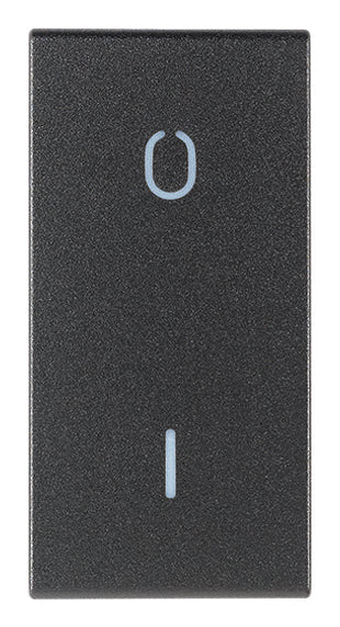 ARKE: CHANGEABLE 1-MODULE BUTTON W/ I/O SYMBOL