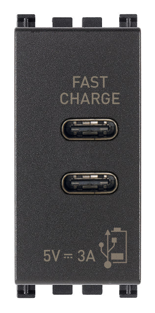 ARKE: C+C- USB, 5V, 2.4A, 1-MODULE