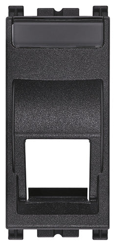 ARKE: 1-MODULE, RJ45 SLANTING KEYSTONE ADAPTOR,
