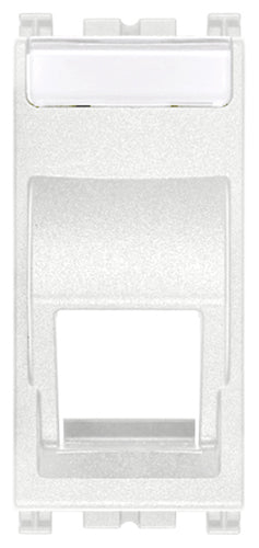 ARKE: 1-MODULE, RJ45 SLANTING KEYSTONE ADAPTOR,