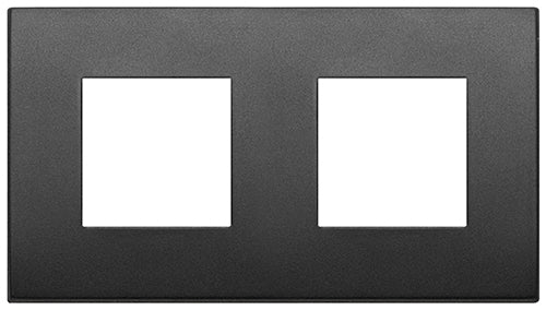 ARKE: COVER PLATE 4M (2+2) METAL, MATT GRAPHITE