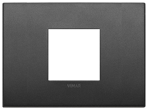 ARKE: 2-MODULE CENTRAL, COVER PLATE, METAL,
