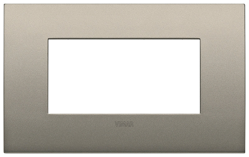 ARKE: 4-MODULE METAL CLASSIC COVER PLATE