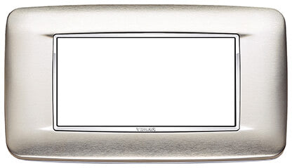 EIKON ROUND COVER PLATE, INOX BRUSHED STAINLESS