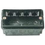 4-MODULE FLUSH MOUNTING BOX FOR MASONRY WALLS