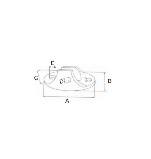 QUICK RELEASE BALL JOINT BRACKET 316 STAINLESS STEEL BIMINI FITTING 0649-0202