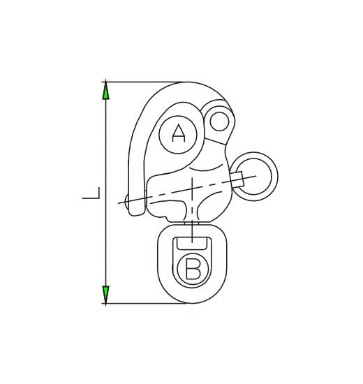 2 3/4 " SWIVEL SNAP  SHACKLE 316 STAINLESS STEEL 2424-0112