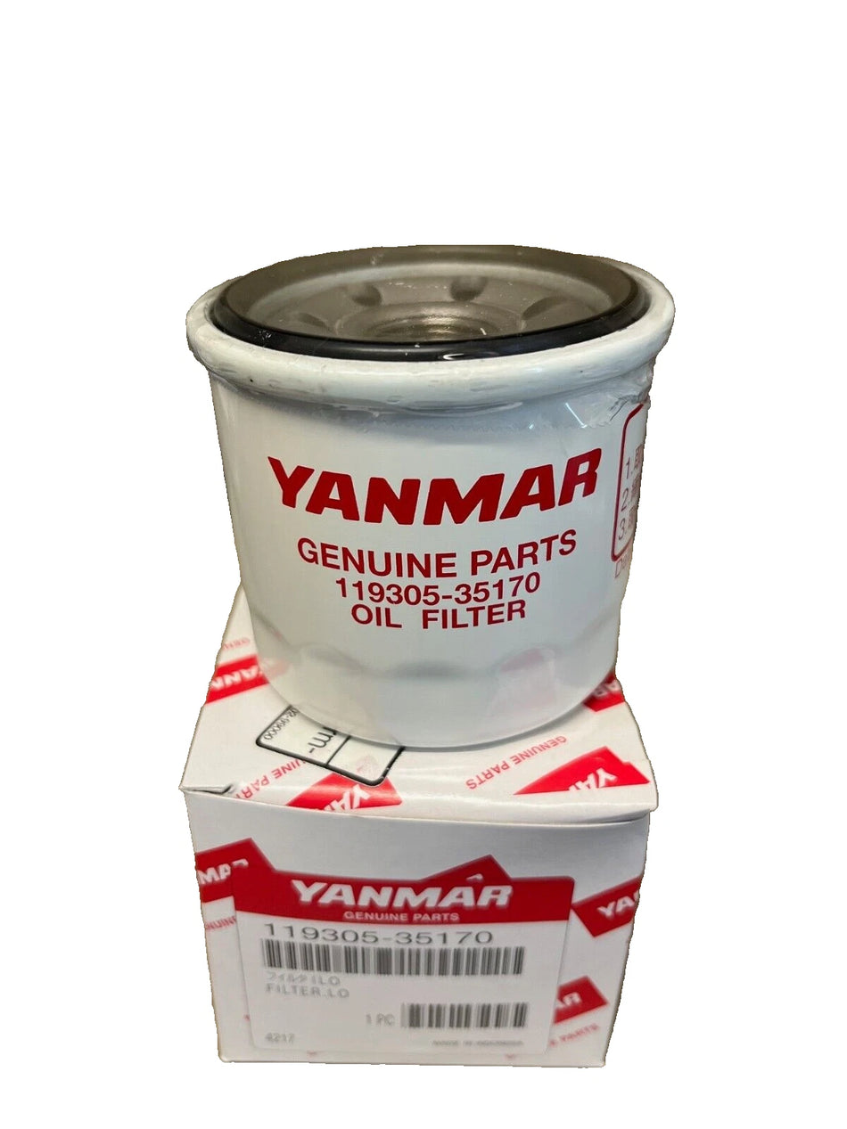 Yanmar OE Oil Filter for GM's, YM's, 3JH4E, 3JH40, 3JH5 119305-35170
