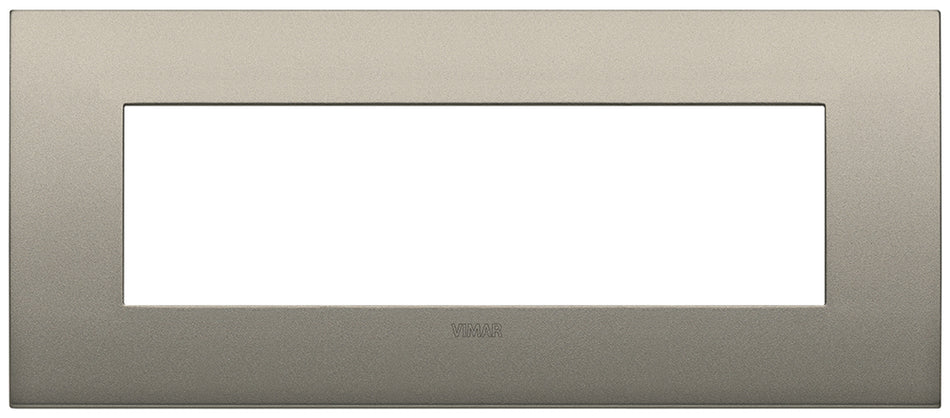 ARKE: COVER PLATE 7-MODULE METAL MATT CHAMPAGNE