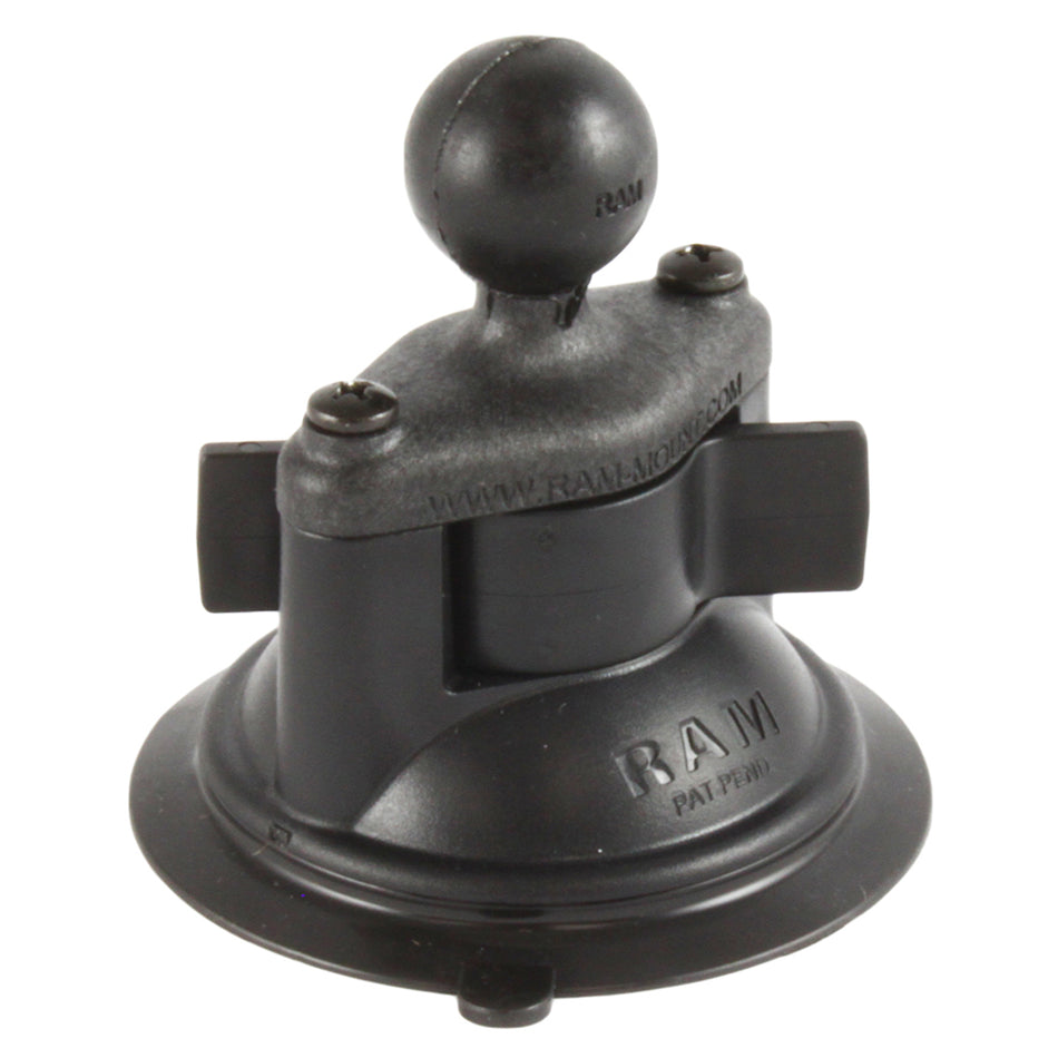 RAM Mount Composite 3.25" Diameter Suction Cup Base w/1" Ball [RAP-B-224-1U]