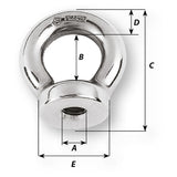 Wichard 1/4 Eye Nut - 1/2" Diameter [6331W]